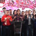 Xóchitl Gálvez with PRI, PAN and PRD leaders