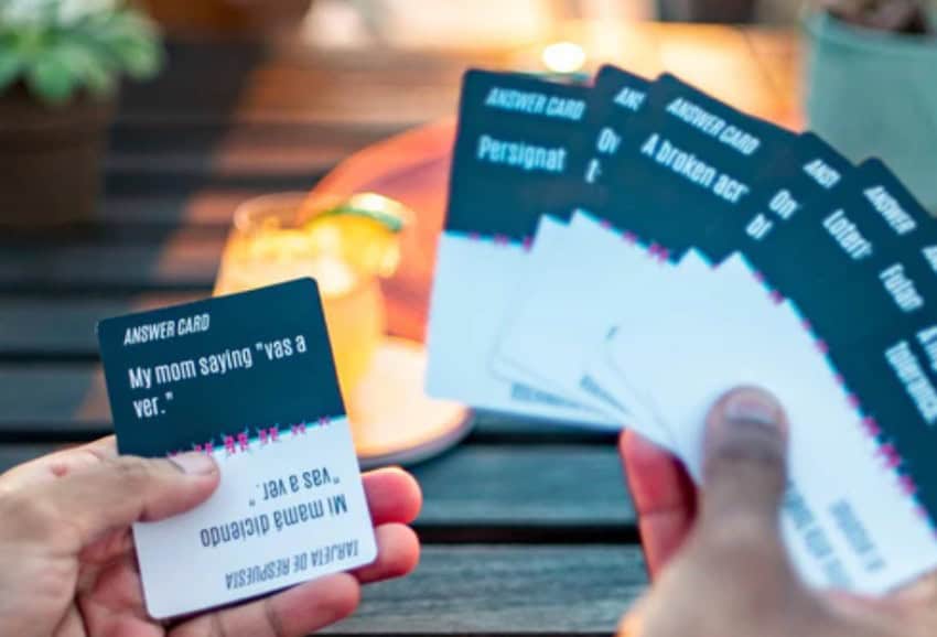 Table game cards