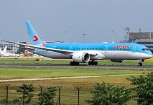 A Neos airplane