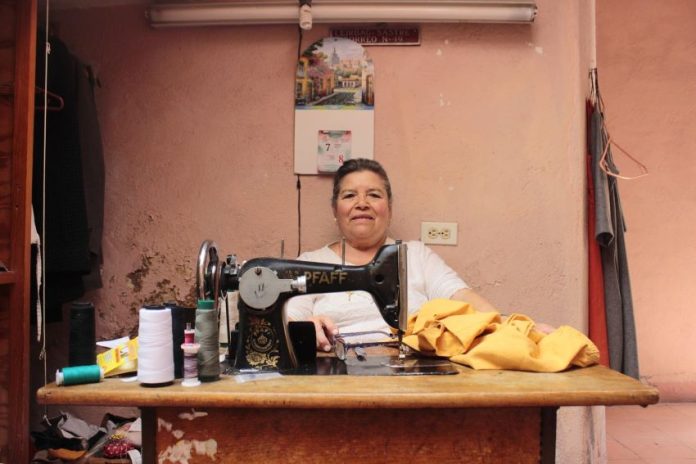 An old woman tailor