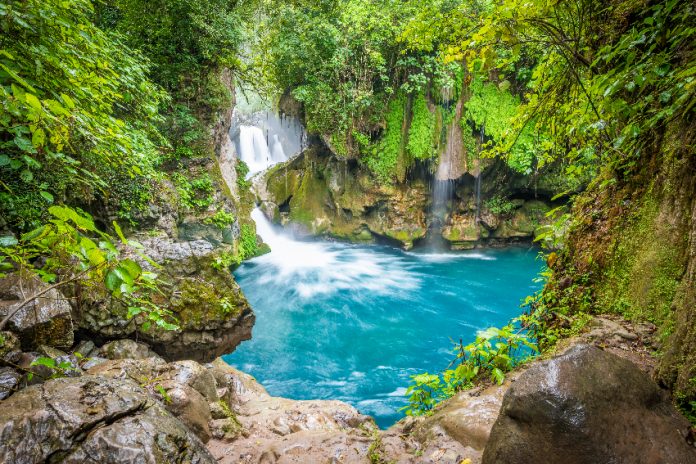 Waterfall in the Huasteca Potosina