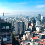 Mexico City aerial view