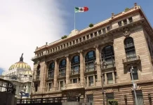 Bank of Mexico building in Mexico City