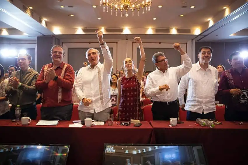 Morena aspirants for presidential candidacy
